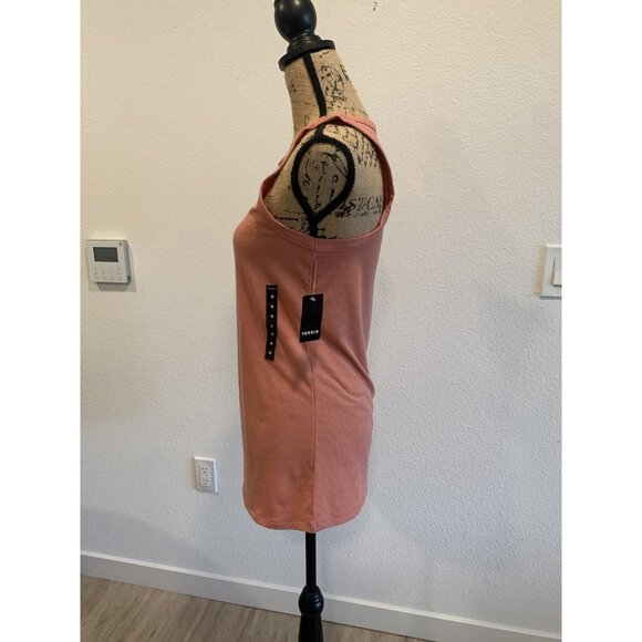 (F-174) TORRID Super soft short sleeve womens teen top new whit gags size 12-L - Picture 3 of 6